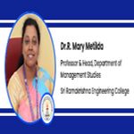 Interview Dr R Mary Metilda Professor and Head Department of Management Studies at Sri Ramakrishna Engineering College Coimbatore